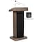 Oklahoma Sound Oklahoma Sound Orator Lectern and Rechargeable Battery, Ribbonwood M800X-RW - alternate 4